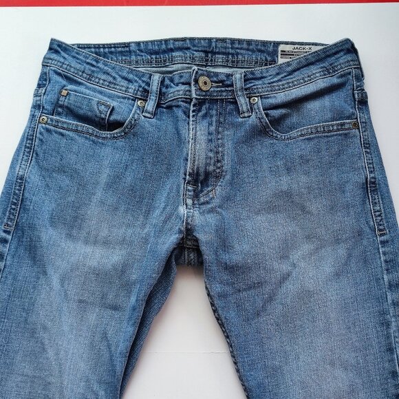 Buffalo David Bitton jeans Jack-X men's size 30 denim blue slim straight stretch - Picture 2 of 13